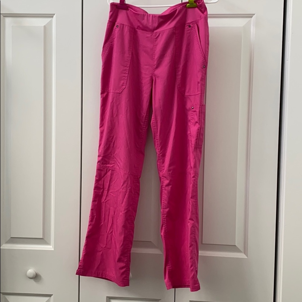Healing hands purple label yoga scrub top